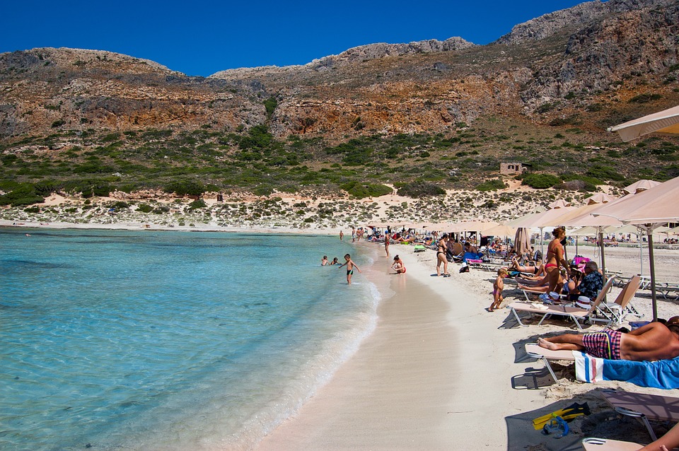 пляж и море на Крите