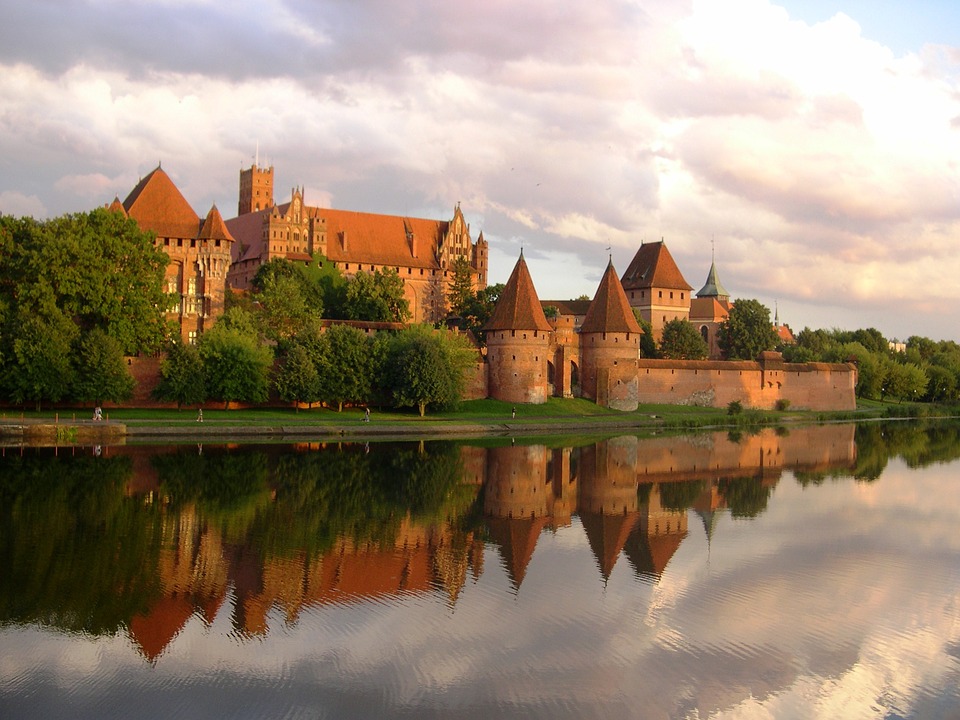 замок Мальборк в Польше