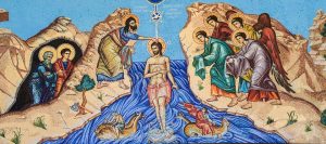 Иоанн Креститель крестит Христа