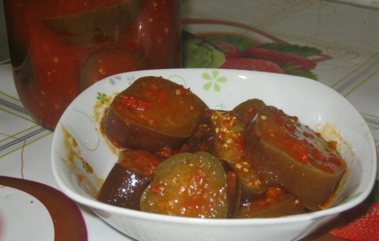 Баклажаны в томате: пошаговый рецепт