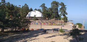 белый купол в Event Park