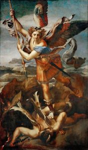 архангел Михаил на картине Рафаэля